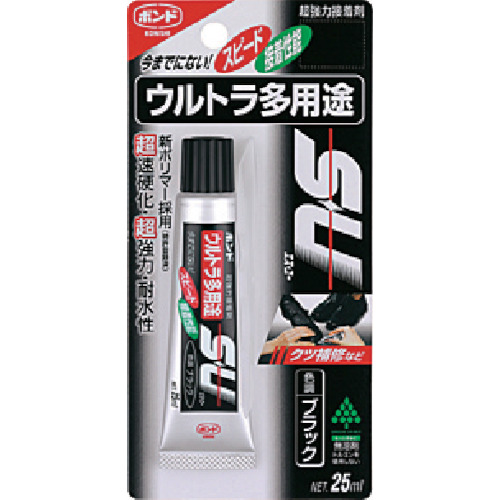 【TRUSCO】コニシ　ボンドウルトラ多用途ＳＵ　２５ｍｌ　黒